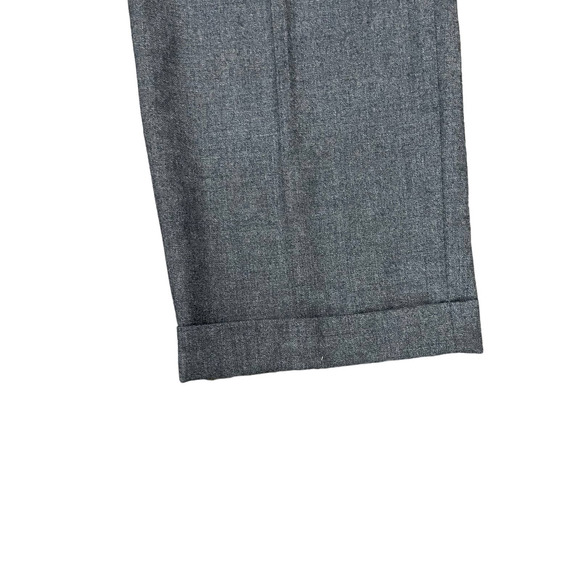 NAUTICA Men's Gray Front Pleated WOOL & CASHMERE Dress Pants Size 34X30 - Picture 5 of 11